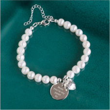 Freshwater Pearl Pendant Bracelet