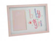 3D Letter Frame Baby Girl by Talking Pictures Product