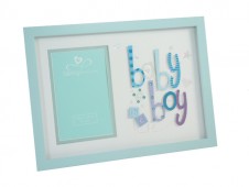 3D Letter Frame Baby Boy by Talking Pictures