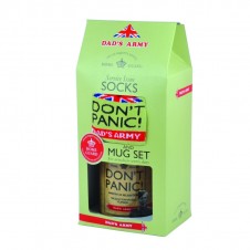 Dont Panic Mug and Sock Gift Set - Dads Army