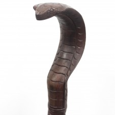 Walking Stick - Snake With Carved Body