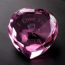 I Love You Sister and Pink Rose Crystal