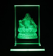 Buddha Maitreya Laser Block