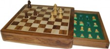 Beautifully Made Square Chess Box - Magnetic