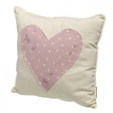 Heart Floral Design Cushion