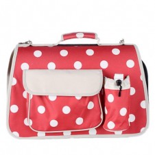 Large Polkadots Igloo Carrier Red