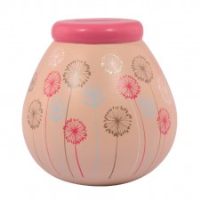 Dandelion Pots of Dreams Money Pot Pink Top