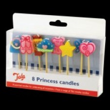 Princess Candles 8 Pack