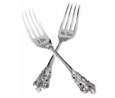 2 Forks I Do And Me Too - Wedding
